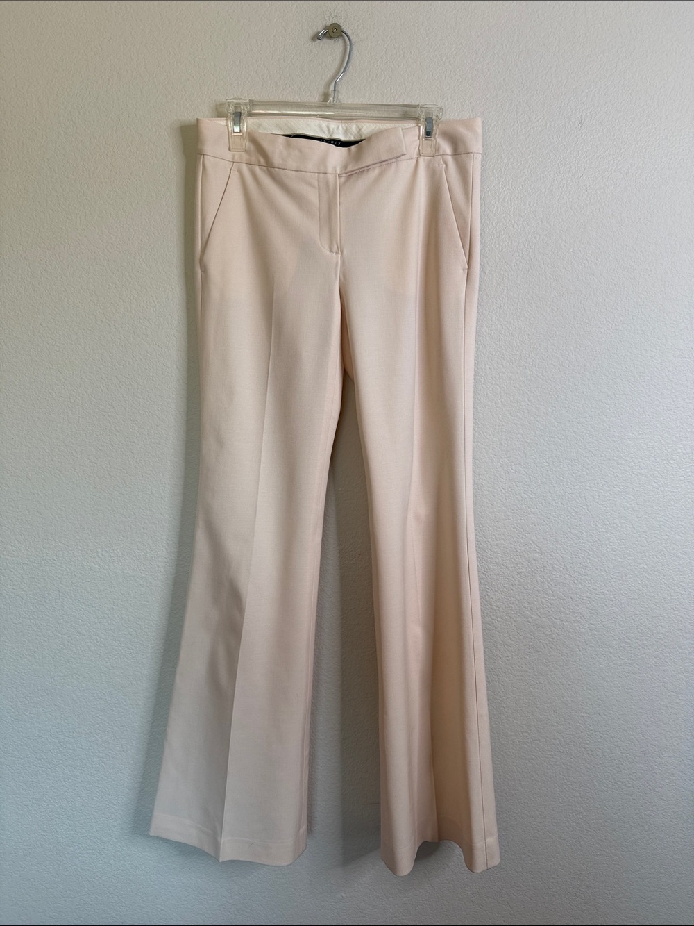 Theory trousers wool blend women’s 6 cream NWOT